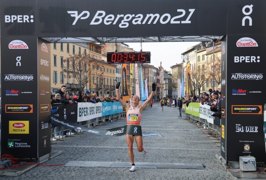 vincitrice 10 km Bergamo